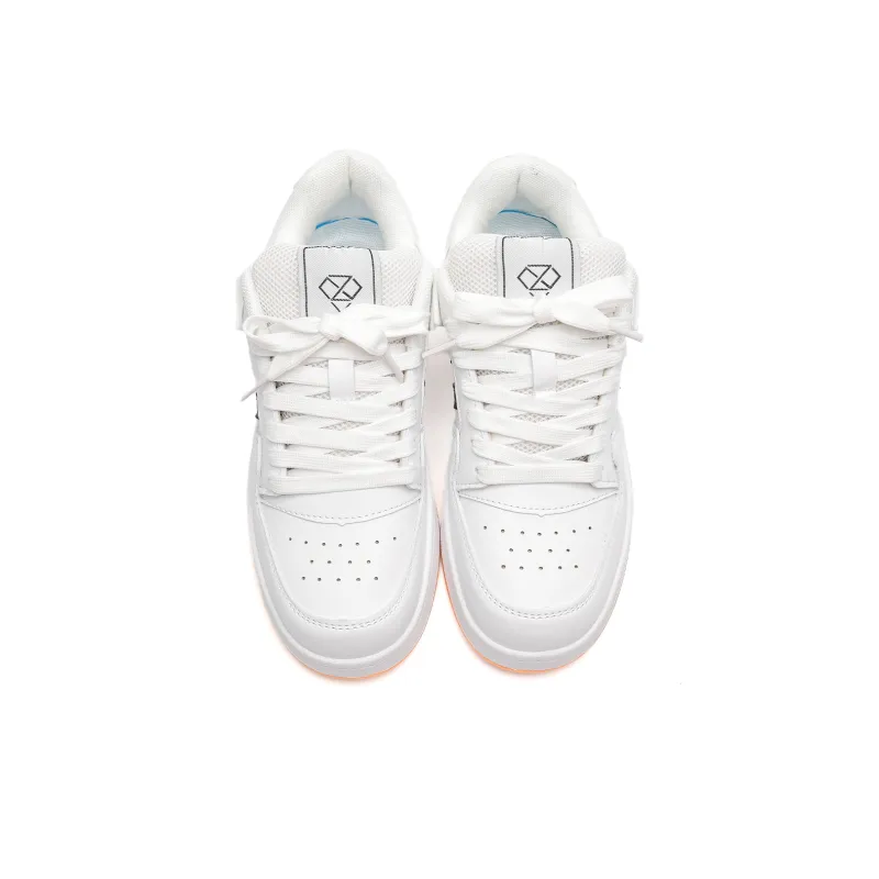 Circle Small Coverage Lightweight Breathable Height Increasing Low Top Skateboard Shoes Unisex-30