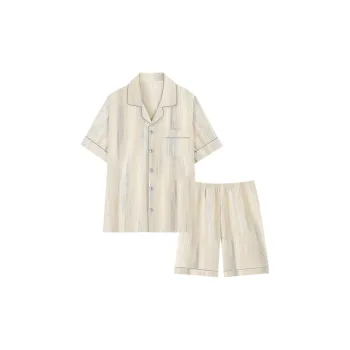Han Ziduo Pajama Set Men's Tie Dye Stripes