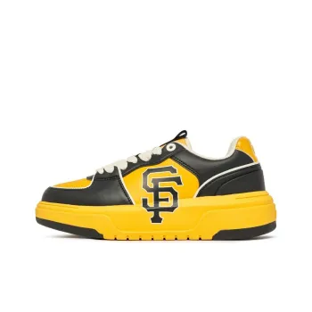 MLB Chunky Liner Slip Resistant Water Resistant Low Top Skateboard Shoes Unisex Yellow Black