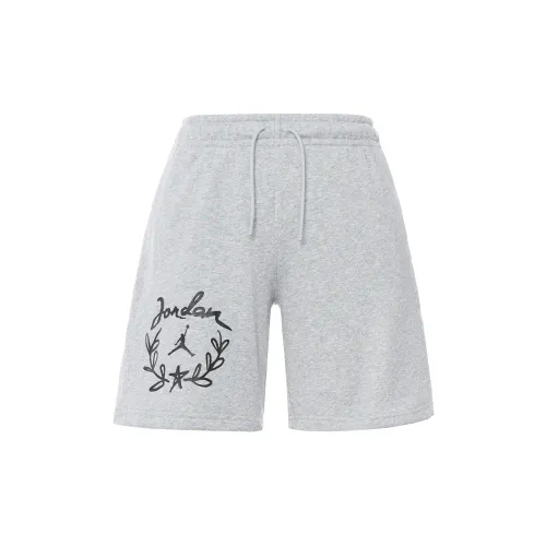 Jordan Brooklyn Fleece Casual Shorts Women's Gray