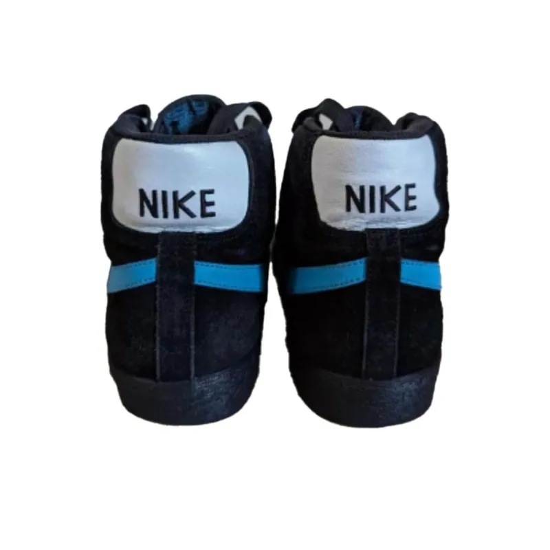 Nike Blazer High Black/Vivid Blue White-4