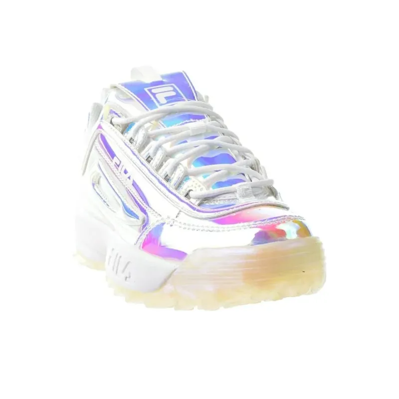FILA Disruptor Cushioning Wear-Resistant Low-Top Casual Shoes Women's White-2