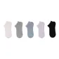 Hua Xiaohan Mesh Ankle Socks 5 Pack (White *1+Purple *1+Light Gray *1+Blue *1+Black *1)