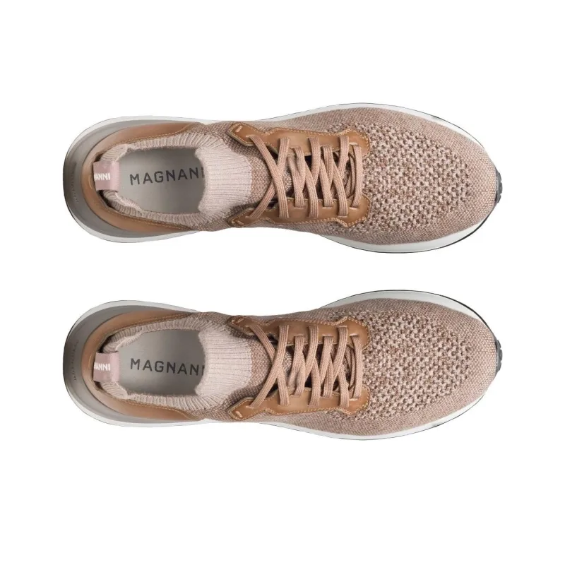 Magnanni Stratus Lyteknit Low-Top Casual Shoes Men's Brown-3