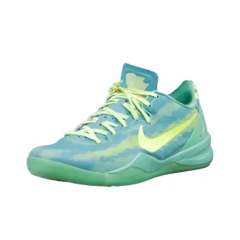Nike Kobe 8 Cushioning Anti Slip And Wear Resistant Grip Low Top Basketball Shoes Men's Turquoise