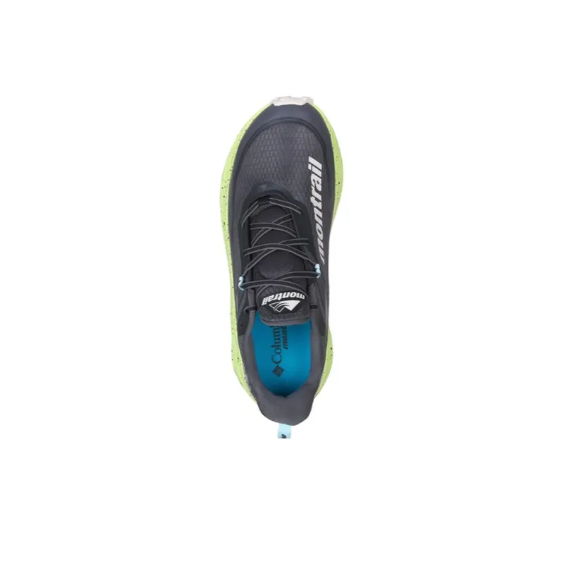 Columbia Montrail Slip Resistant Breathable Supportive Lightweight Low Top Trail Running Running Shoes Men's Gray Green-4