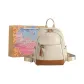 Apricot & Brown & Gold Shopping Bag
