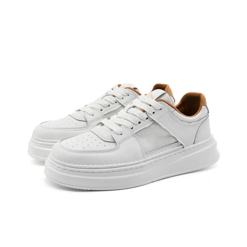 HLA Casual Skateboard Shoes With Perforated Breathable Comfortable Sports Sneakers Men's-8