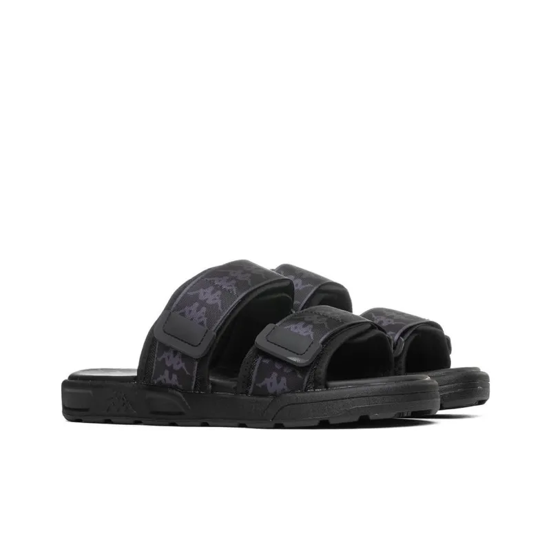 Kappa BANDA Quiet Slide Slippers Men's Black Gray-2