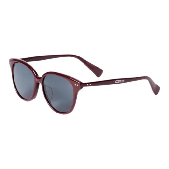 KENZO Acetate Oval Sunglasses Women's Red