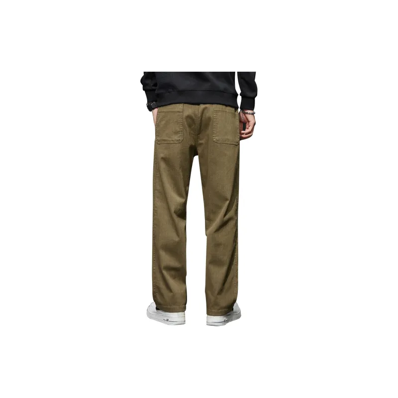 JEANSWEST Casual Pants Men's Khaki-1