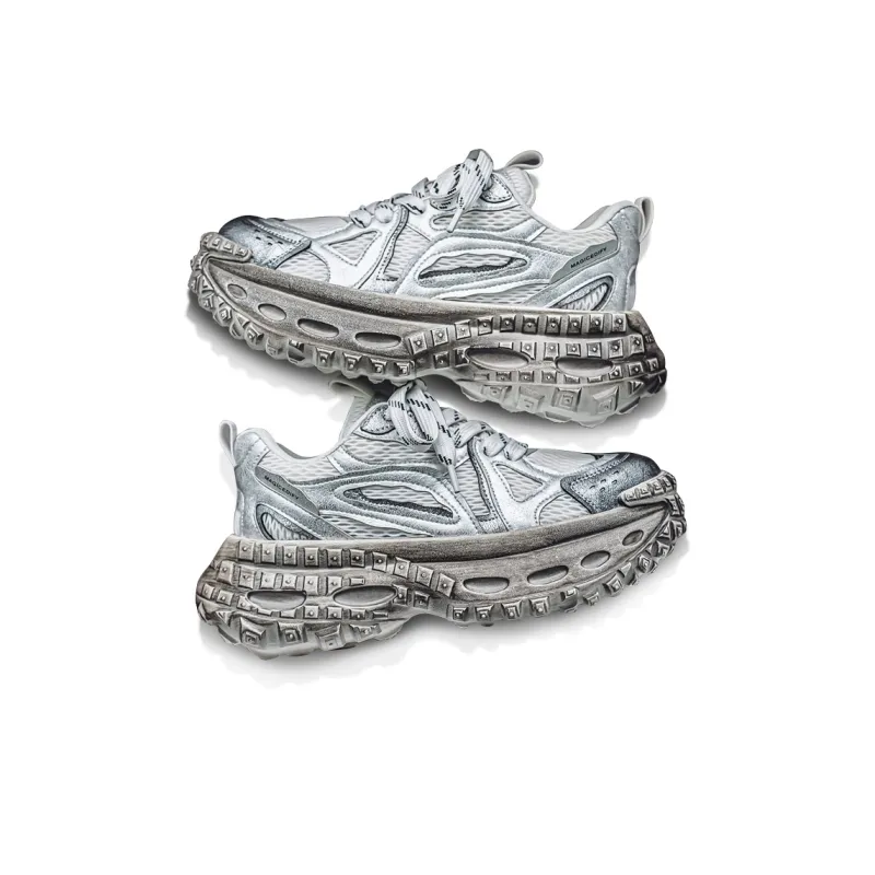 12345 Breathable Lightweight Height Increasing Low-Top Chunky Sneakers Men's-11
