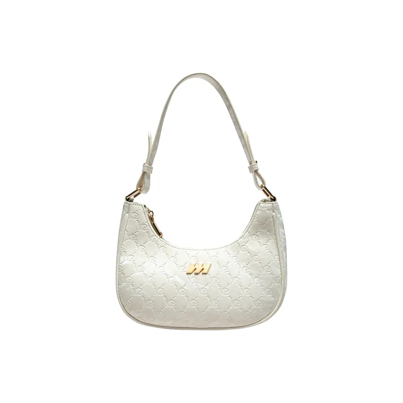 MQ Artificial Leather Crossbody Bag Women's Milk White-0