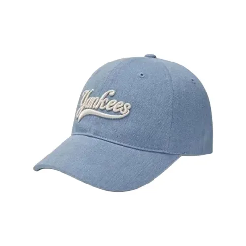MLB Cotton Baseball Caps Unisex Light Blue/Dark Blue