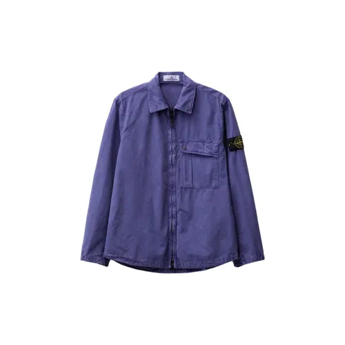 STONE ISLAND Jackets Men Purple