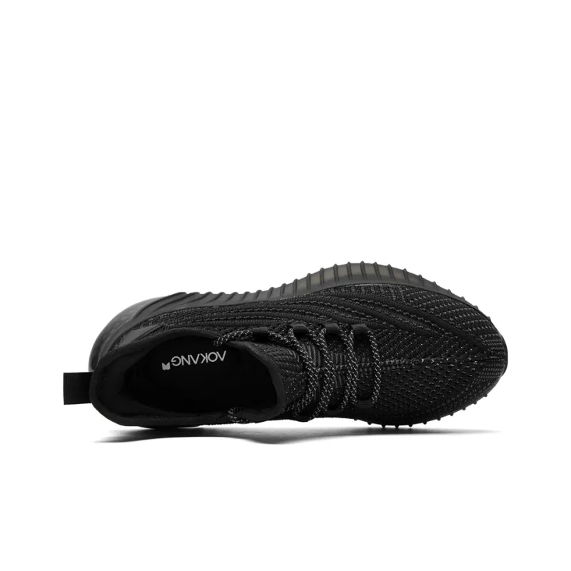 AOKANG Running Shoes Men Low Top Black-4