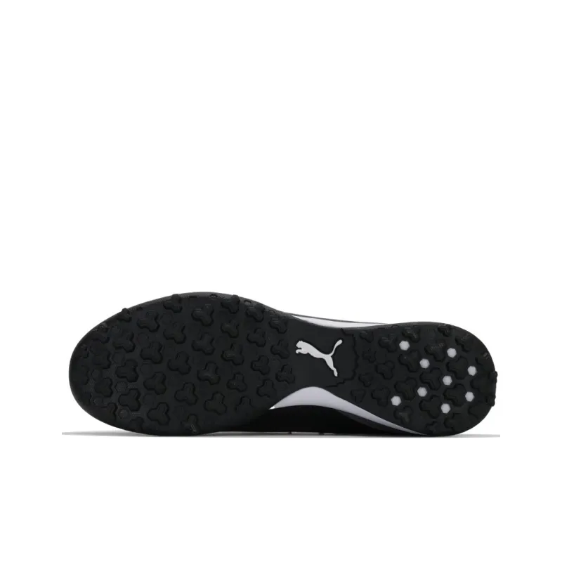 PUMA King TT Rubber Broken Studs Artificial Ground Anti-Slip Wear-Resistant Soccer Shoes Men's Black Gray-4