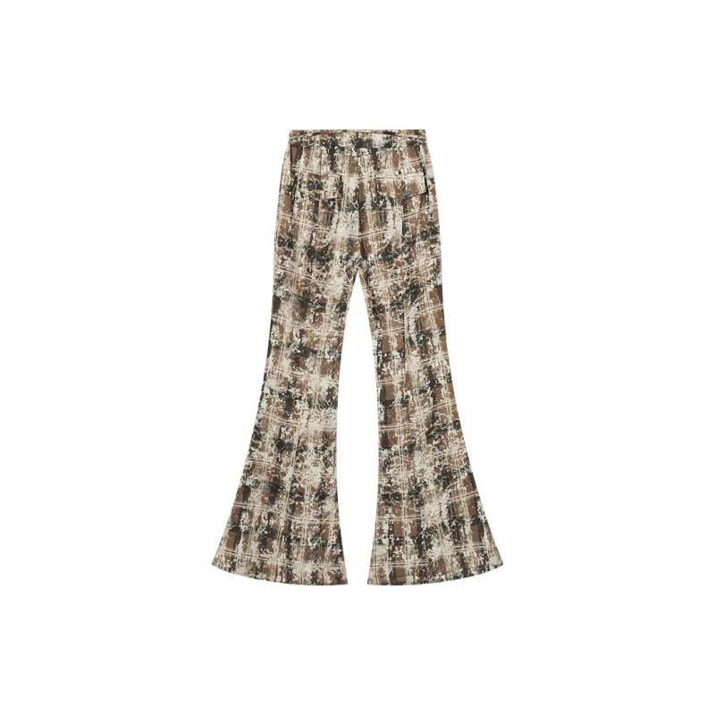 EPTISON WOMAN Casual Pants Women's Coffee Plaid-1