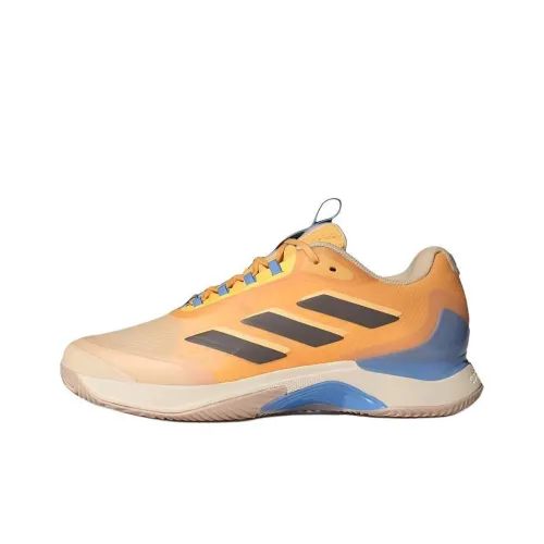 Adidas Avacourt Tennis Abbacoat 2 Slip-Resistant Low-Top Tennis Shoes Women's Yellow Black Blue