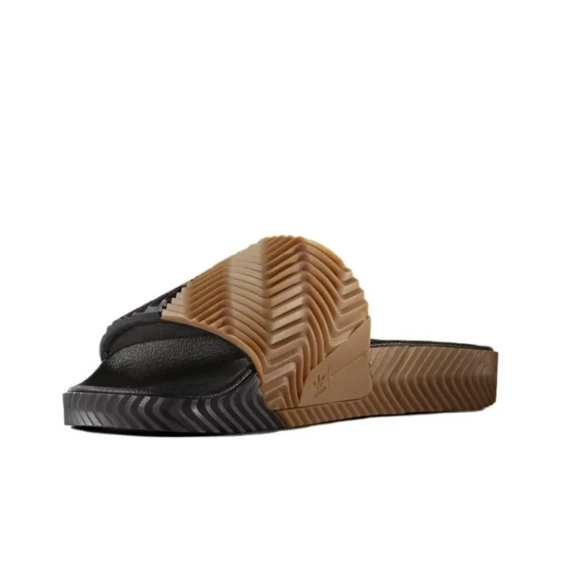 Adidas Adilette Alexander Wang Black White-1