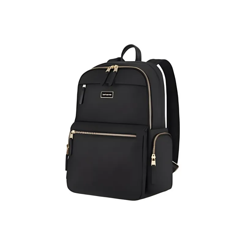 SAMSONITE Fabric Backpack Small Size Unisex Black/Antique Pink-1