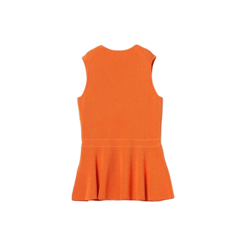 Beams T Shirts Women's Orange-1