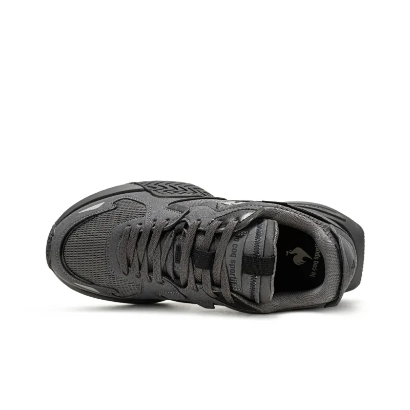 Le Coq Sportif Lightweight Low Top Running Shoes Unisex Black Gray-1