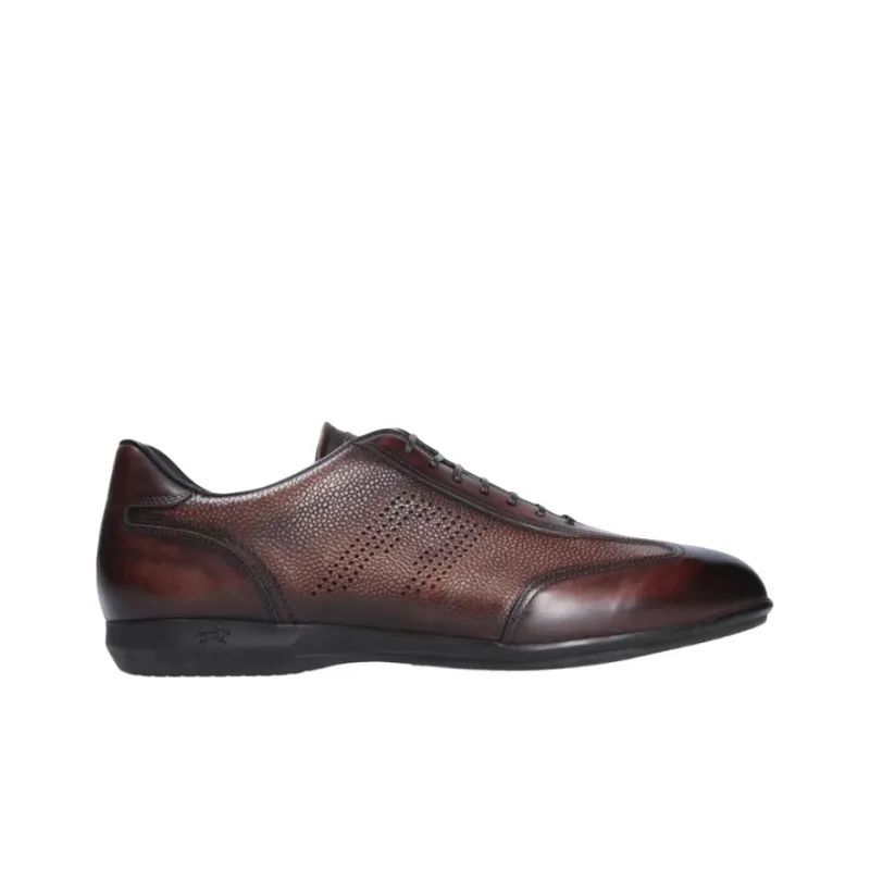 FRANCESCHETTI Chico Low-Top Casual Shoes Men's Dark Brown-1
