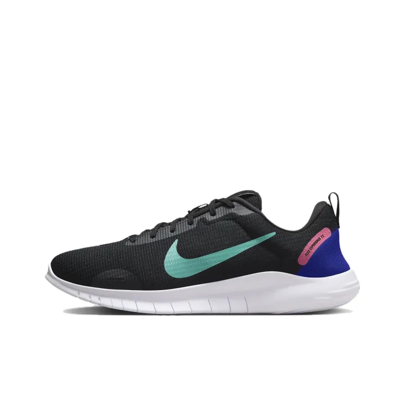 Nike Flex Experience Run 12 Black White Concord Green Frost-0