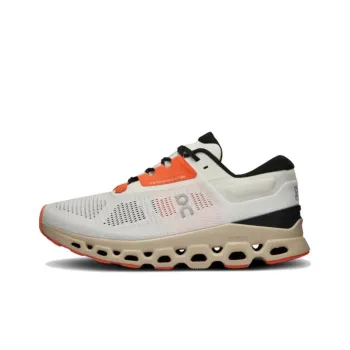 On CloudStratus 3 Undyed White Sand Orange Women's