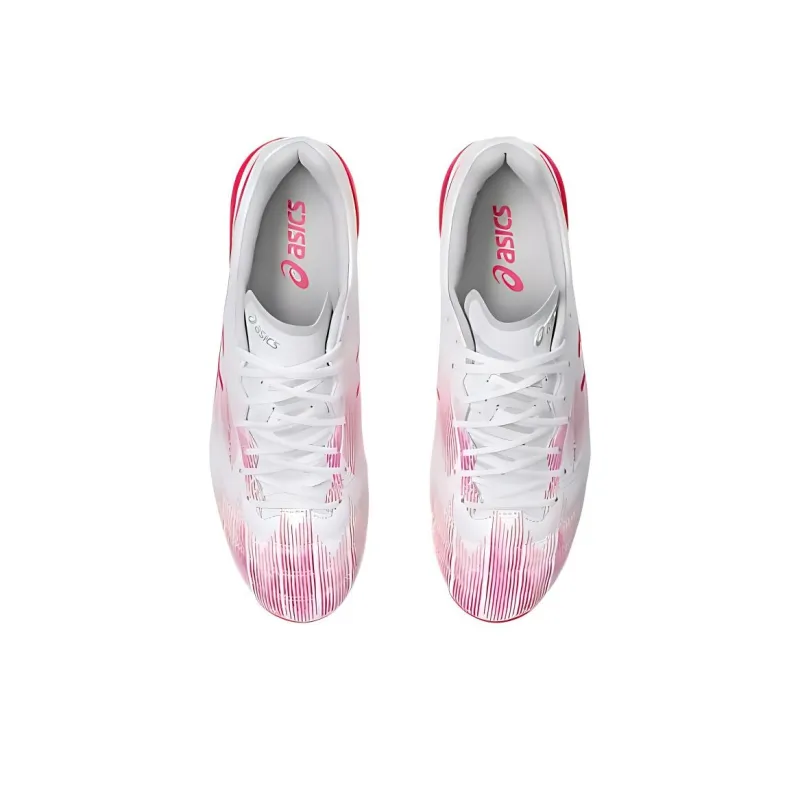 Asics DS LIGHT X FLY 5 AG Rubber Short Studs Cushioning Anti Slip And Wear Resistant Soccer Shoes Men's Pink White-4