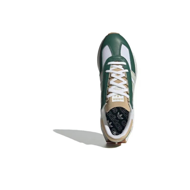 Adidas Originals Retropy E5 Anti Slip Wear Resistant Low Top Casual Shoes Unisex Green White-4