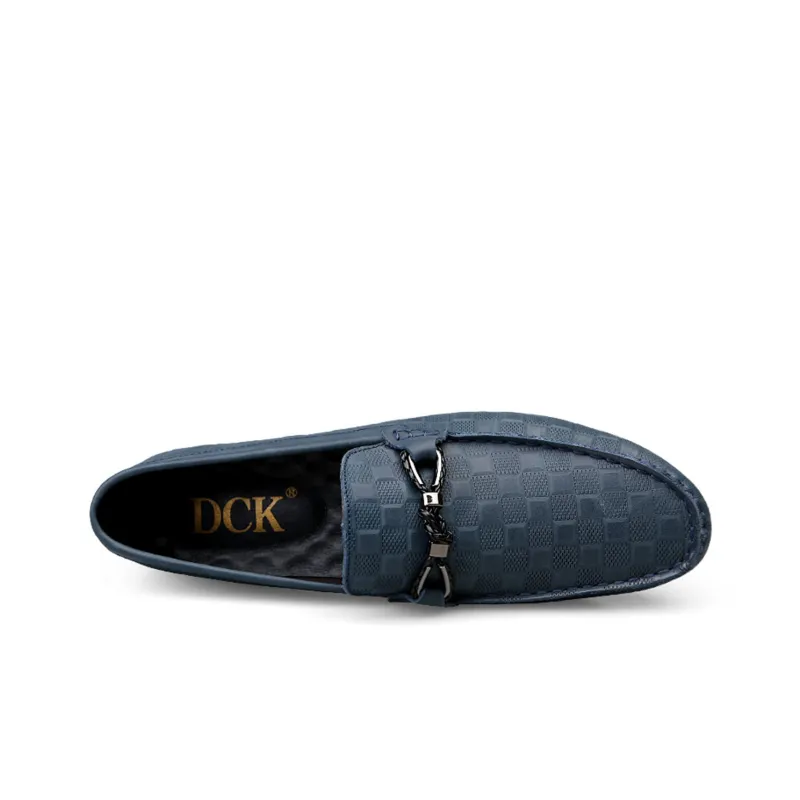 DCK Men's Casual Shoes Men Low Top Black/Blue-6
