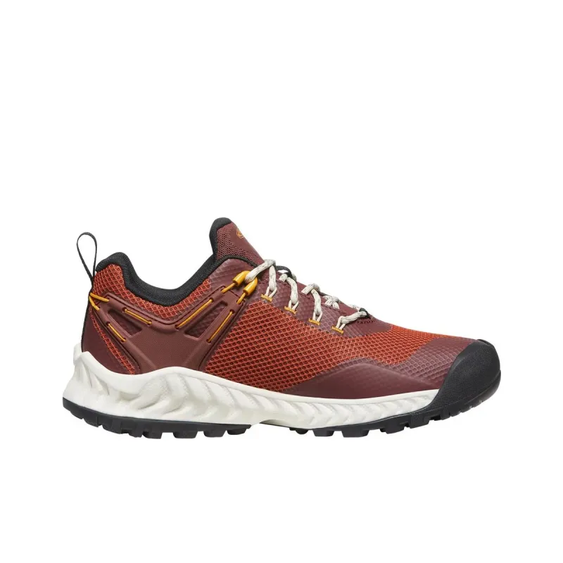 KEEN NXIS EVO Cushioning, Slip Resistant, Waterproof, And Breathable Low Top Hiking Shoes Women's Red-1