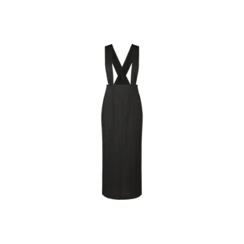 PLEATS PLEASE ISSEY MIYAKE Sleeveless Dresses Women's Black