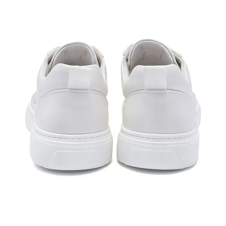 Satchi Wear resistant, Lightweight, Breathable, And Non slip. Low Top Casual Skateboard Shoes Men's White-3