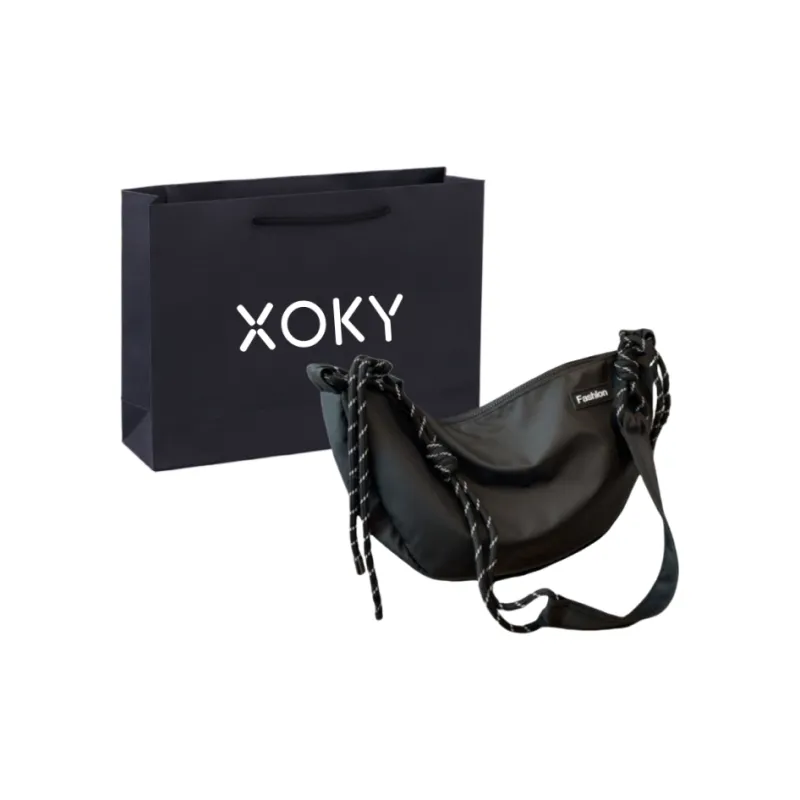 XOKY Fabric Crossbody Bag Regular Unisex Klein Blue/Khaki/Gray/Black-5
