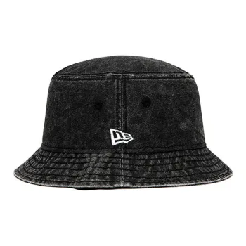 New Era Cotton Bucket Hats Unisex Black