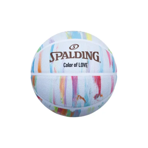 SPALDING Trend Series Rubber Basketball White Size 7 Training