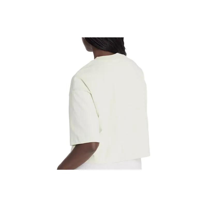 New Balance Drop Shoulder Sleeve T Shirt Women's Natural Mint-1