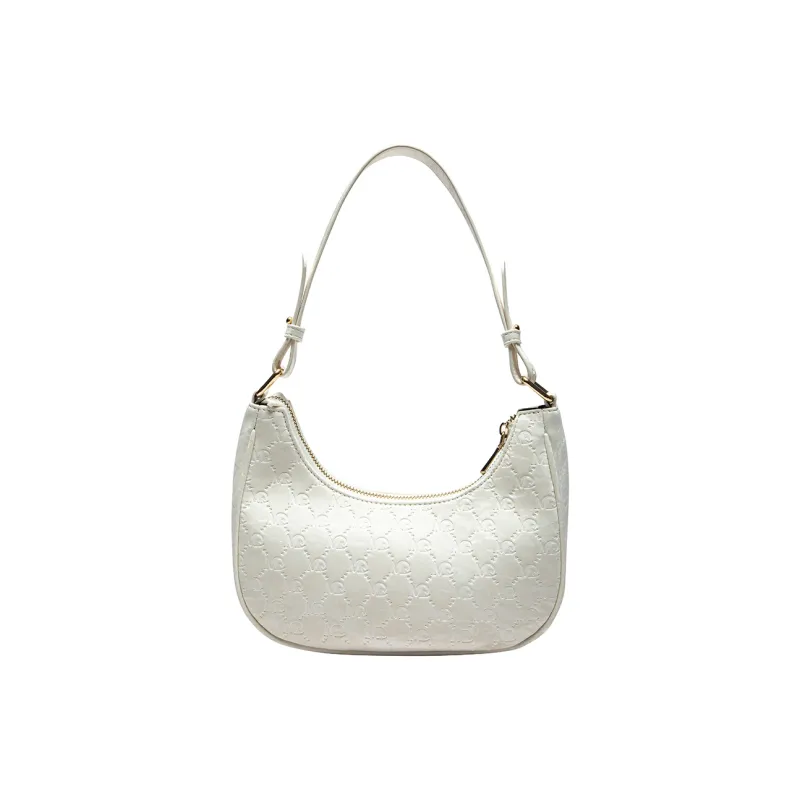 MQ Artificial Leather Crossbody Bag Women's Milk White-2