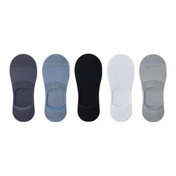 MIIOW No Show Socks Men's 5 Pack Mixed Color