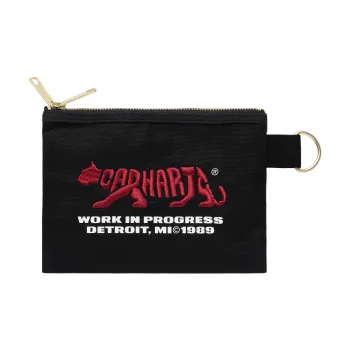 Carhartt WIP 100% Cotton Wallet Regular Men's Black