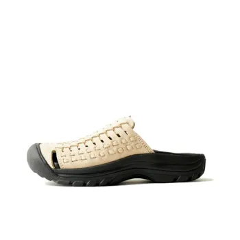 KEEN San Juan 2 Quiet Abrasion-Resistant Wrap-toe Slippers Women's Birch Wood/Black