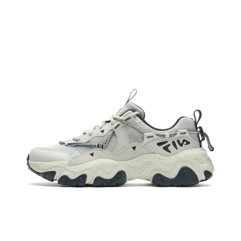 FILA FLUID 5 Slip Resistant Low Top Casual Shoes Men's Gray Green-0