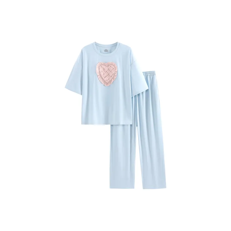 WANANNI Pajama Set Women's Sky Blue-0