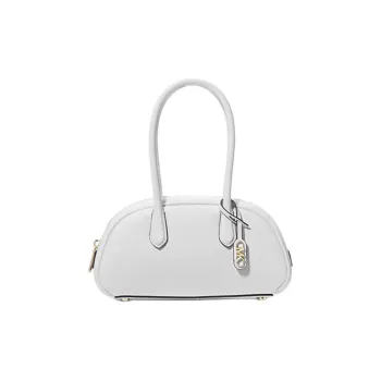 MICHAEL KORS Pebble Leather Handbag Small Size Women's Optical White