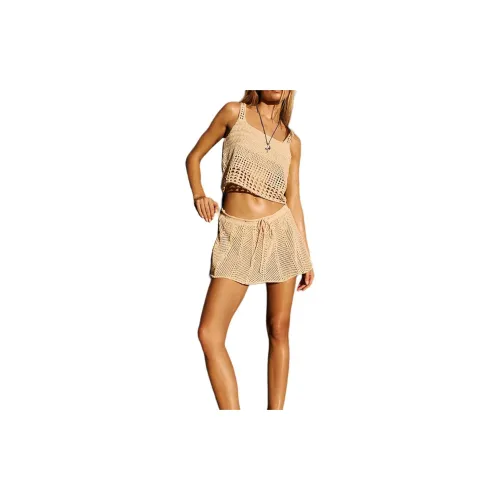 FREE PEOPLE Two Piece Skirt Sets Women's Bleached Sand