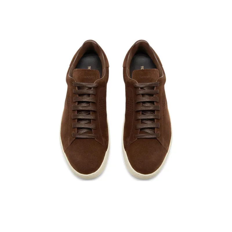 TOM FORD Warwick Skateboard Shoes 5cm Men's Brown-3