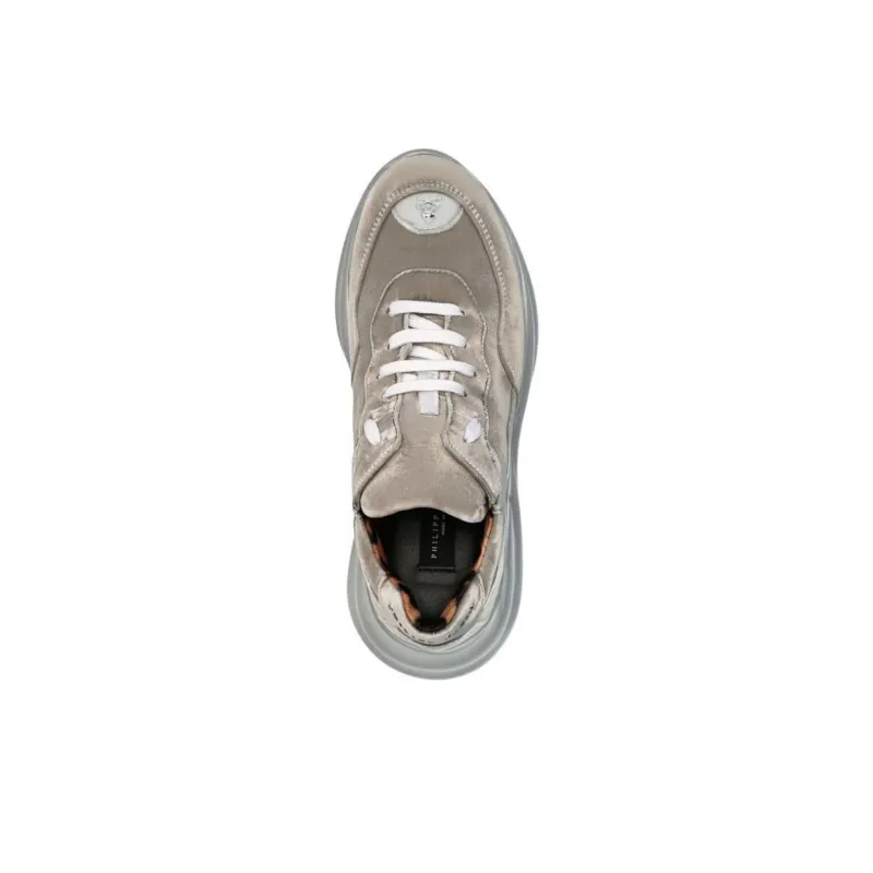 PHILIPP PLEIN Low Top Casual Shoes · Women's Gray-3